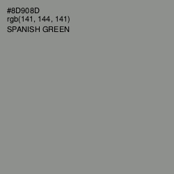 #8D908D - Spanish Green Color Image